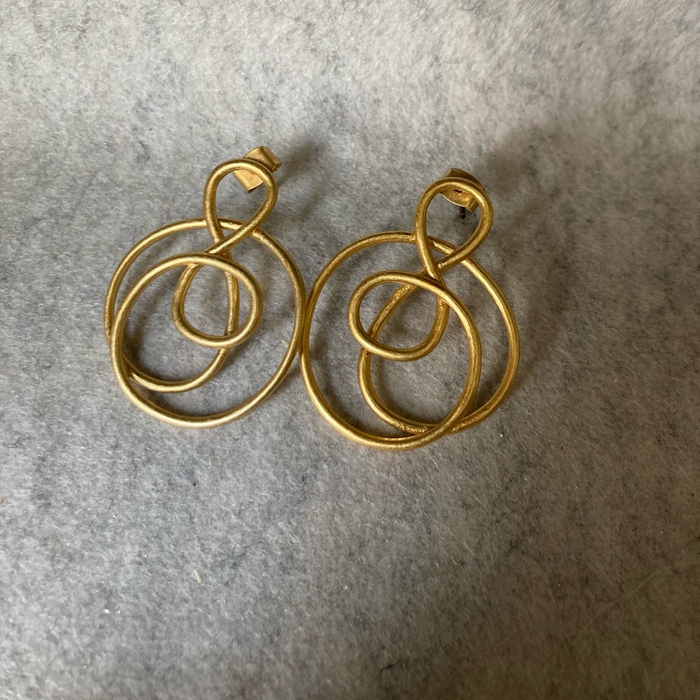Madewell gold earrings
